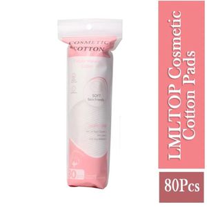 LMLTOP Cosmetic Circular Makeup Cotton Pads 80Pcs